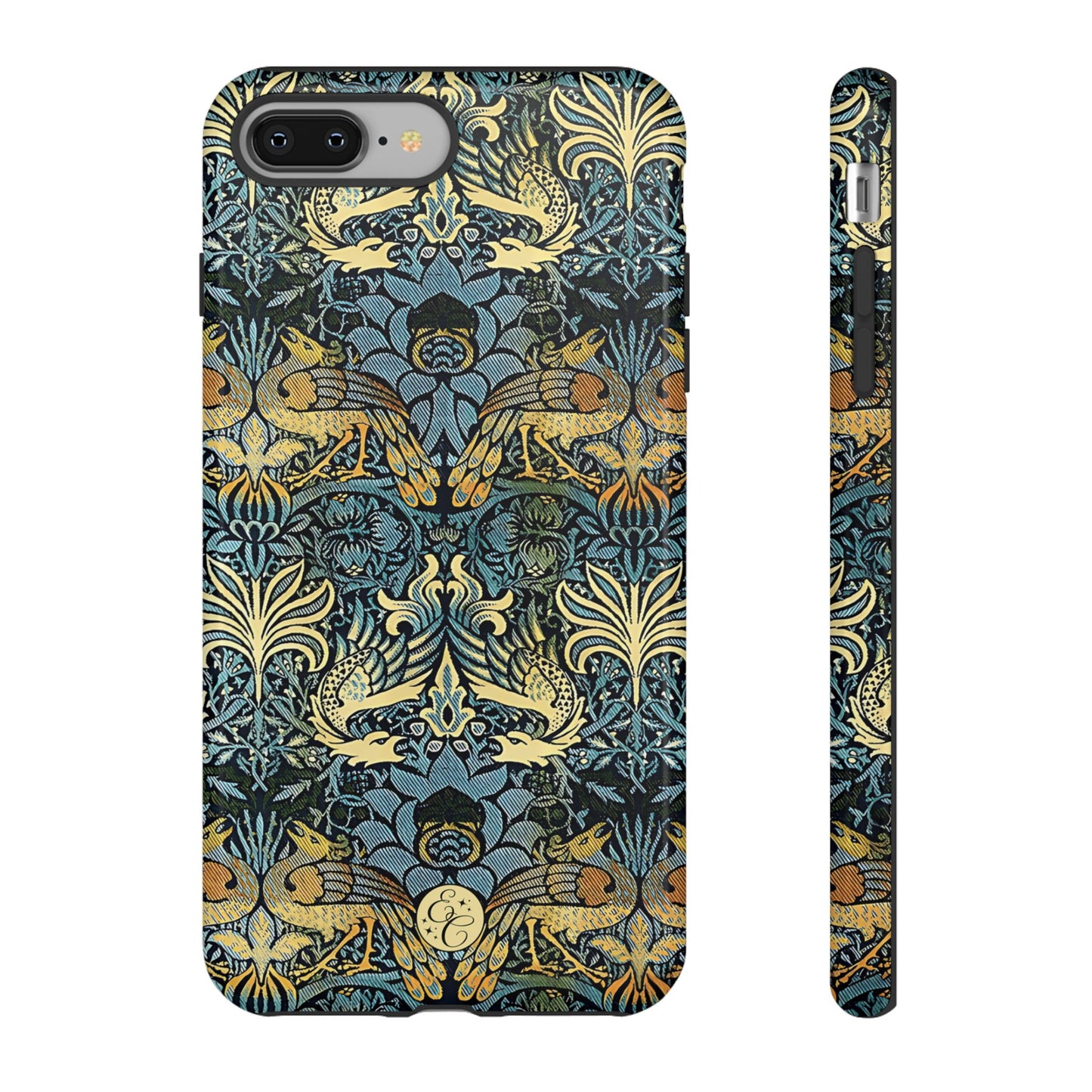 William Morris Peacock and Dragon Tough Phone Case