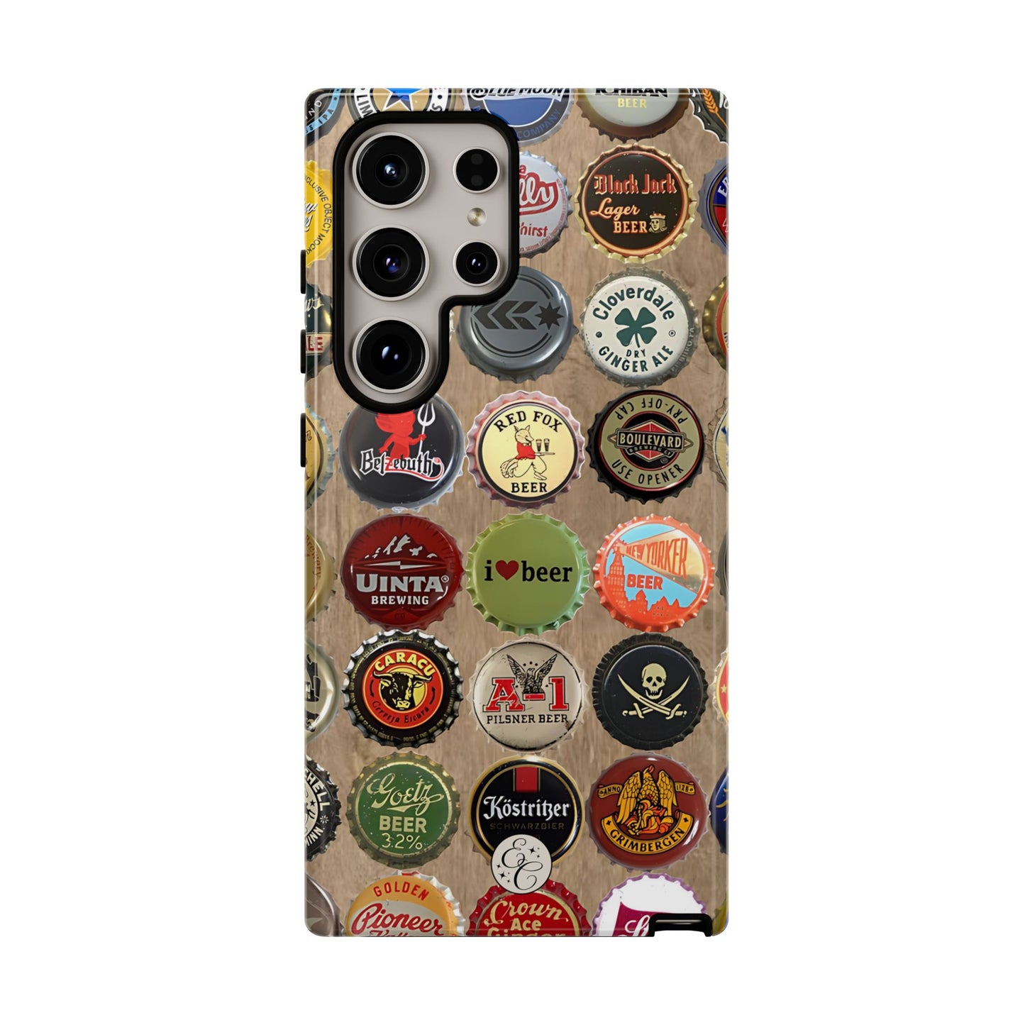 Beer Bottle Caps Tough Phone Case