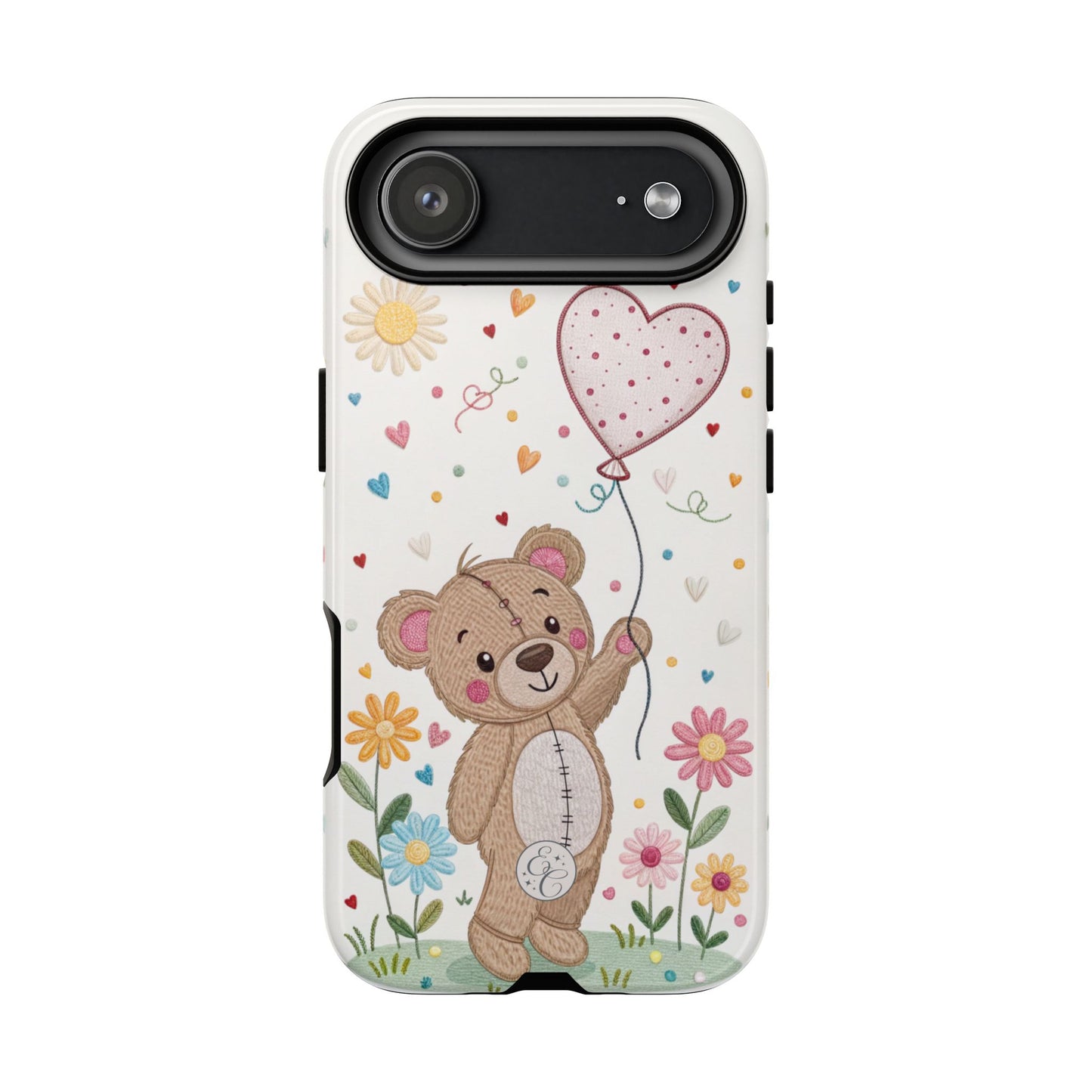 Cute Teddy Bear Tough Phone Case