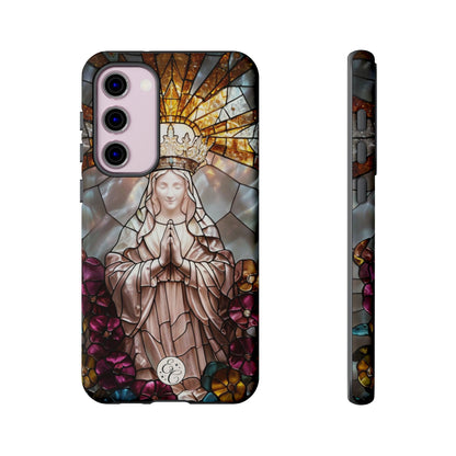 Virgin Mary Stained Glass Tough Phone Case