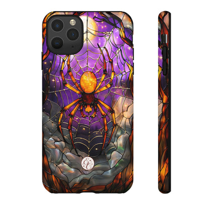 Stained Glass Spider Tough Phone Case