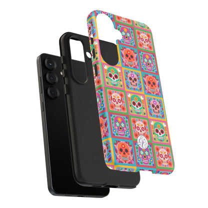 Colorful Sugar Skull Halloween Phone Case