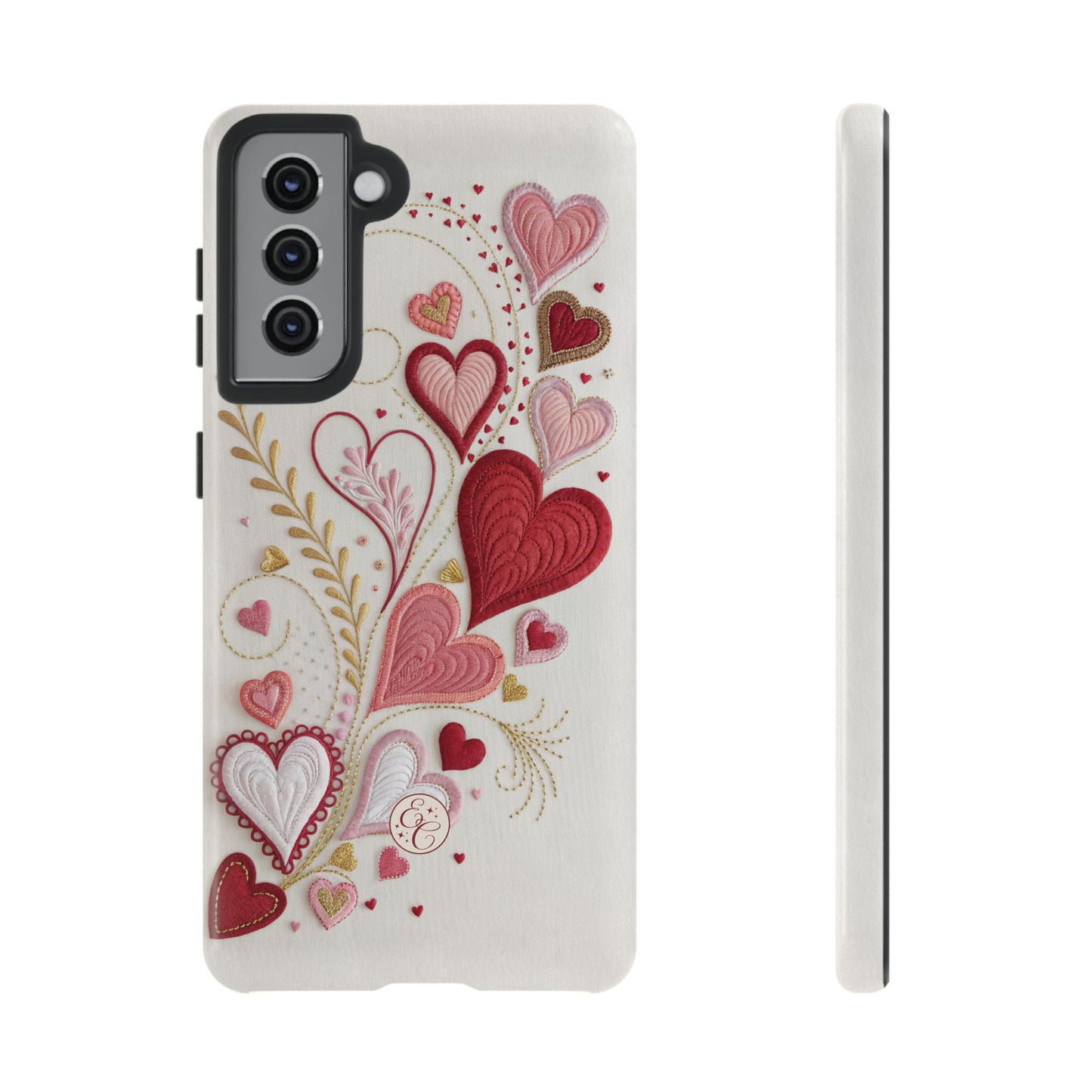 Hearts Pattern Tough Phone Case