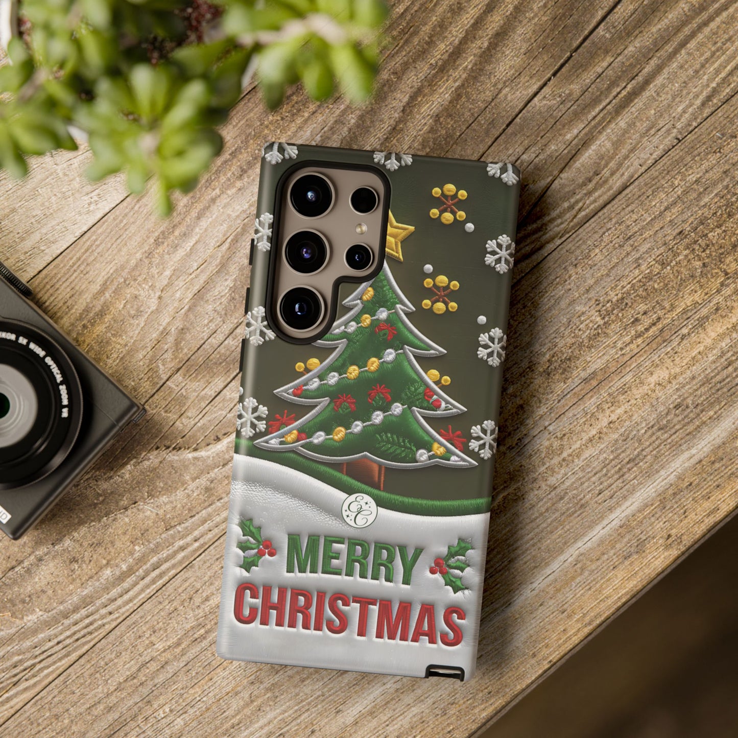 Merry Christmas Tree Tough Phone Case