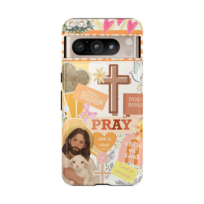 Christian Collage Tough Phone Case