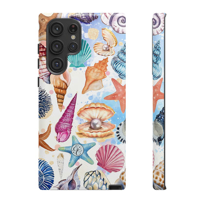 Colorful Sea Shells Tough Phone Case