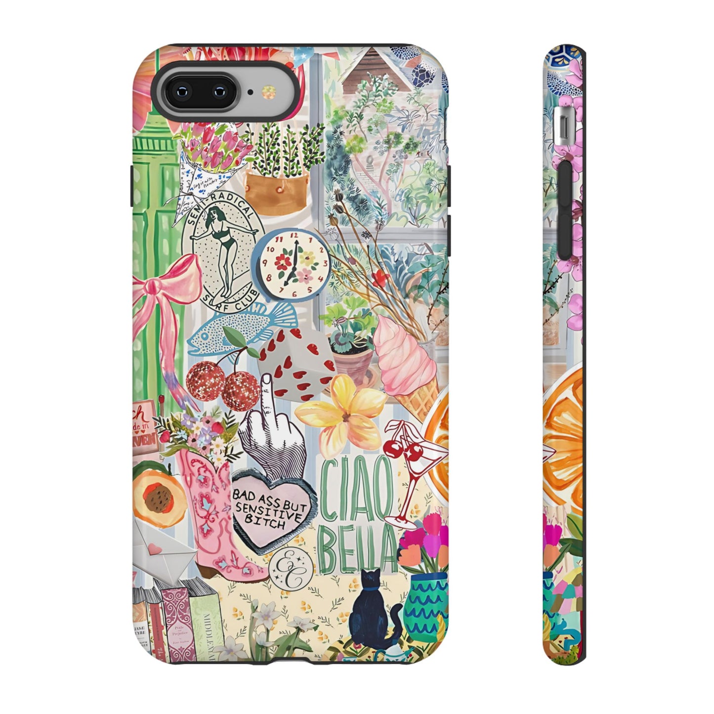 Coquette Art Collage Tough Phone Case