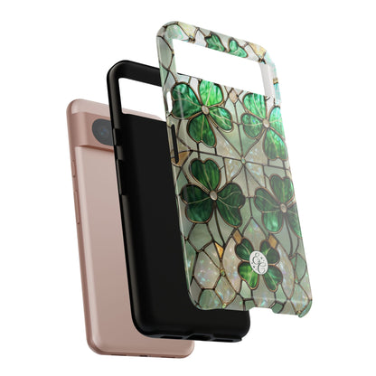 Stained Glass Clover Tough Phone Case