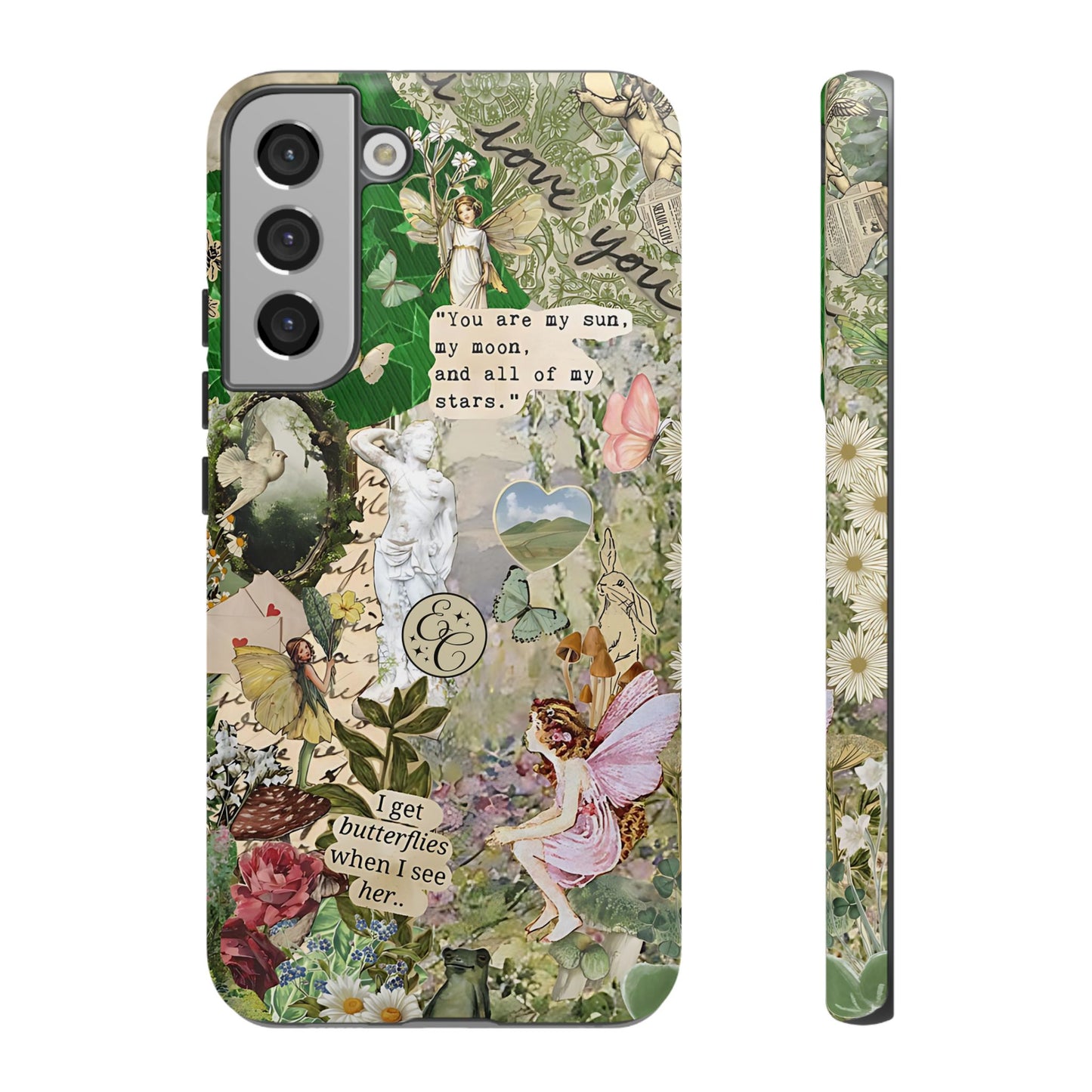 Vintage Botanical Collage Tough Phone Case