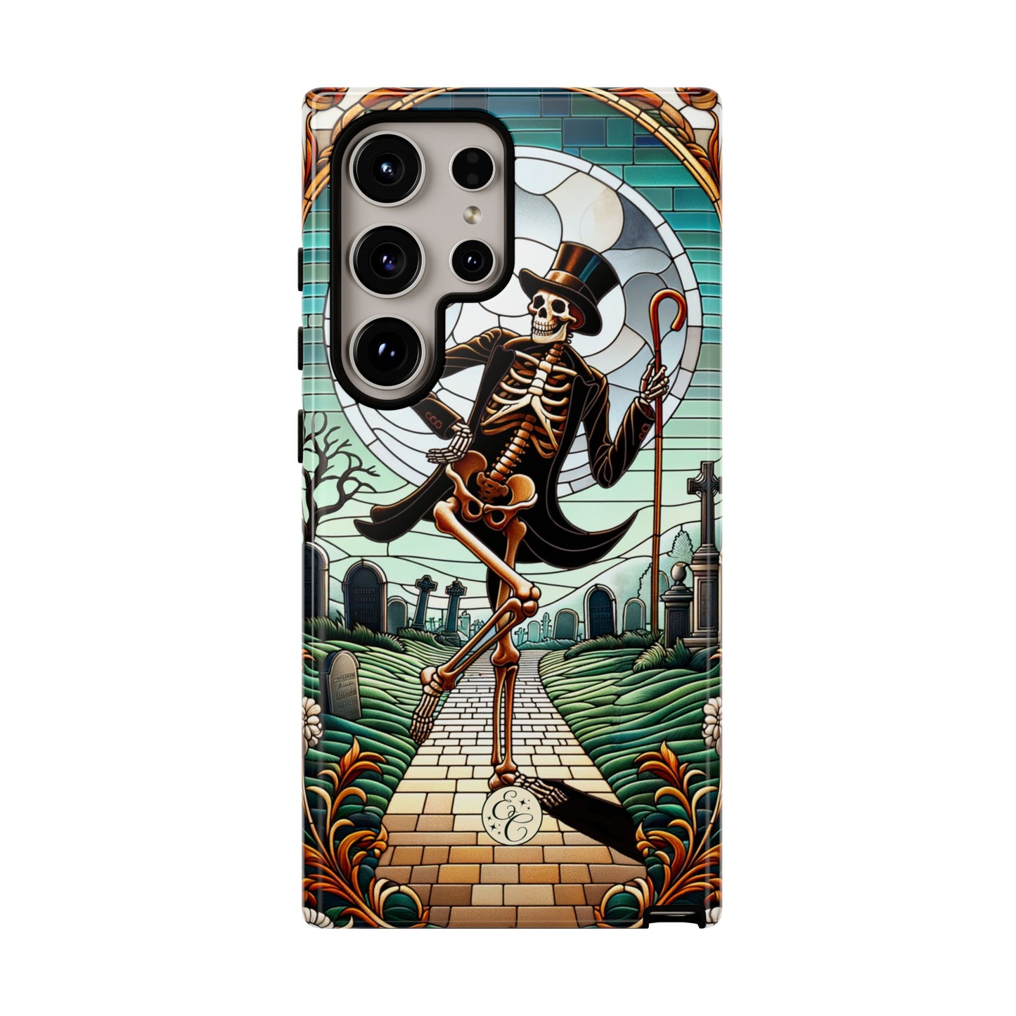 Dancing Skeleton Tough Phone Case