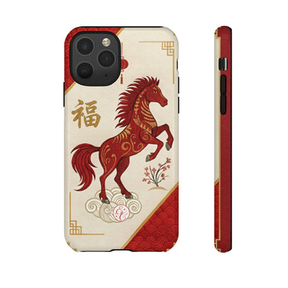 Chinese Zodiac Horse Tough Phone Case