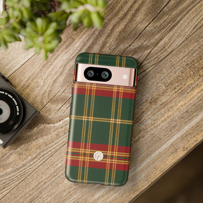 Green Red & Gold Plaid Tough Phone Case