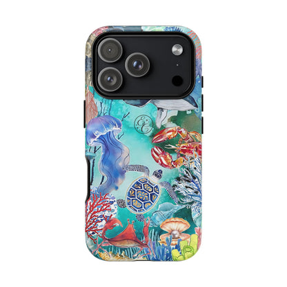 Ocean Wonders Collage Tough Phone Case