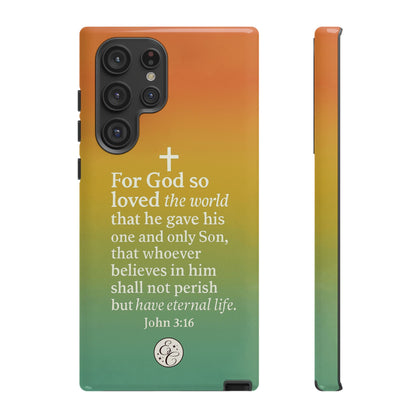 John 3:16 Tough Phone Case