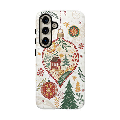 Cozy Christmas Ornament Tough Phone Case
