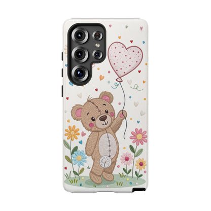 Cute Teddy Bear Tough Phone Case