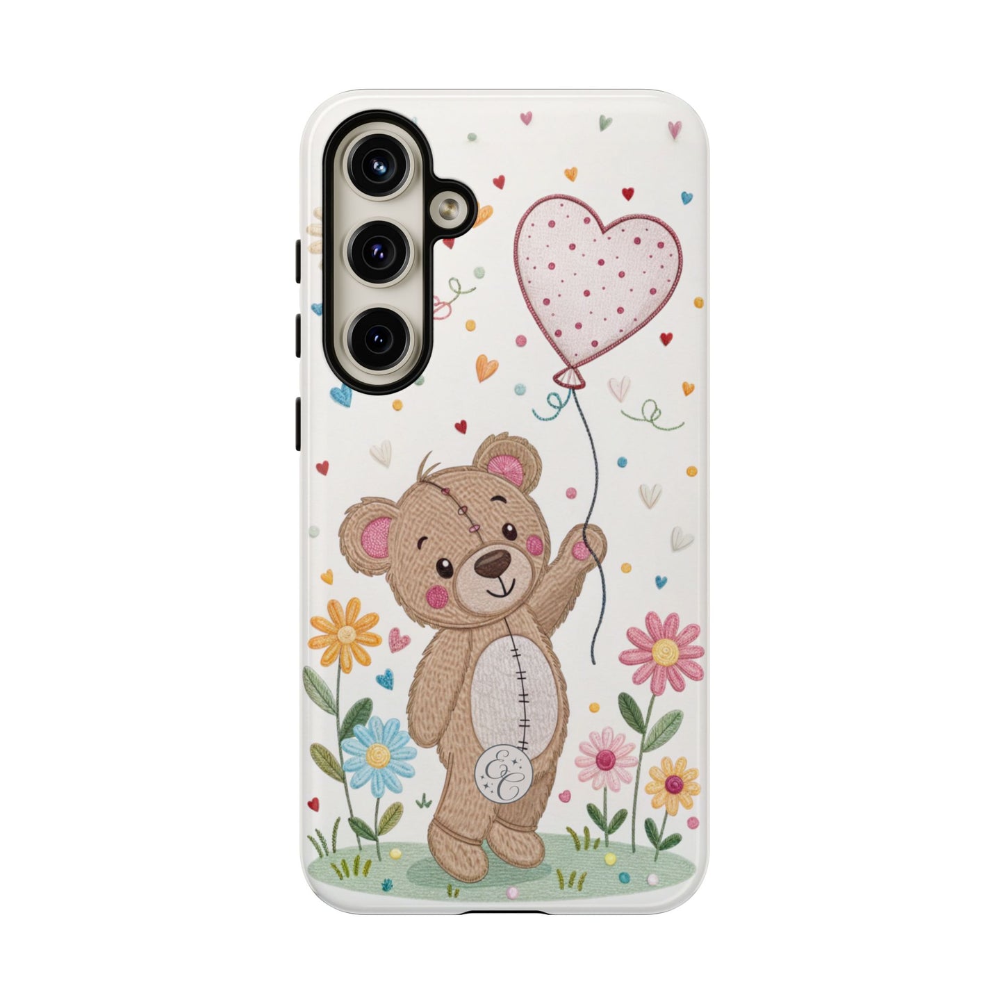 Cute Teddy Bear Tough Phone Case
