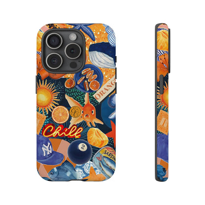 Nautical and Citrus Tough Phone Case