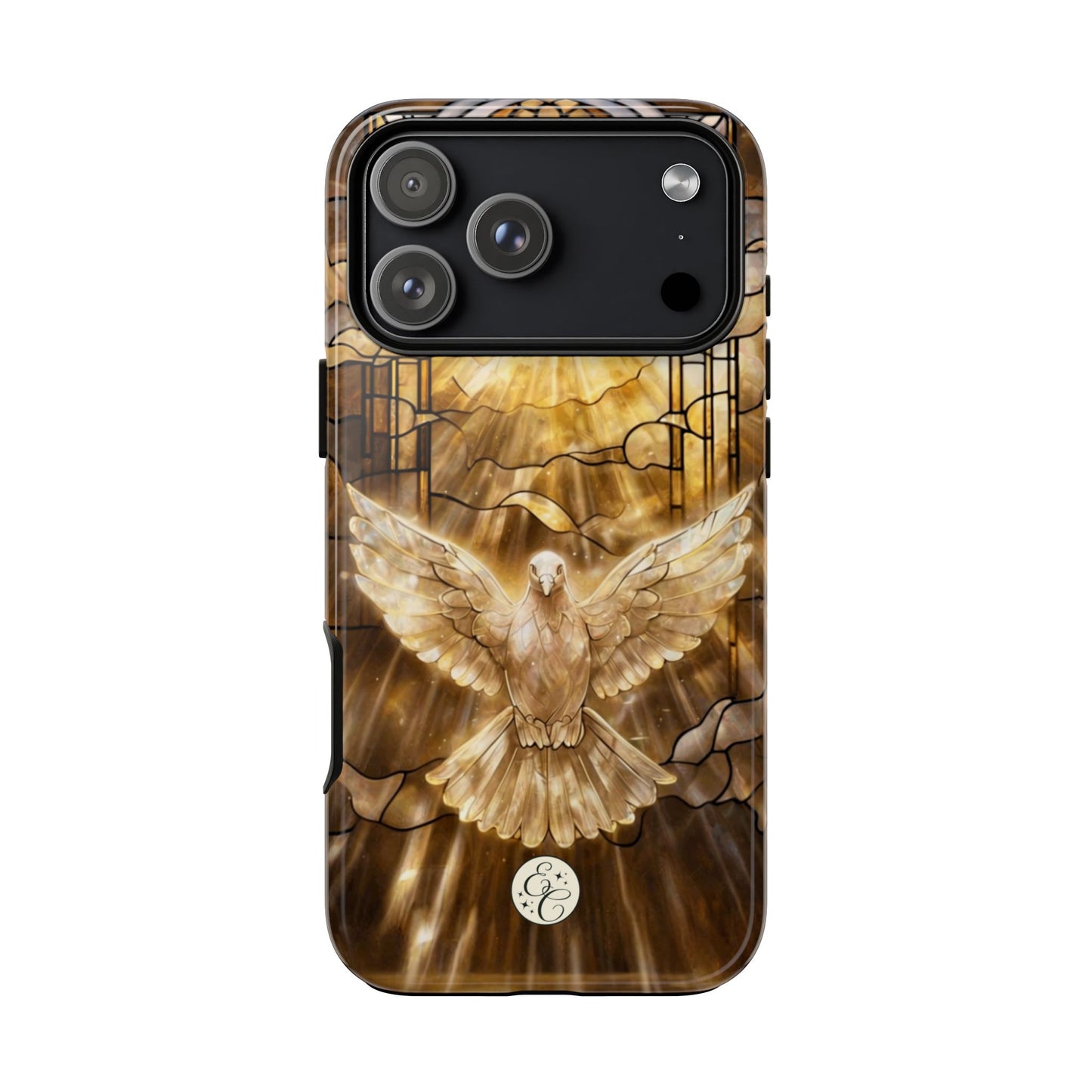 Holy Spirit Stained Glass Tough Phone Case