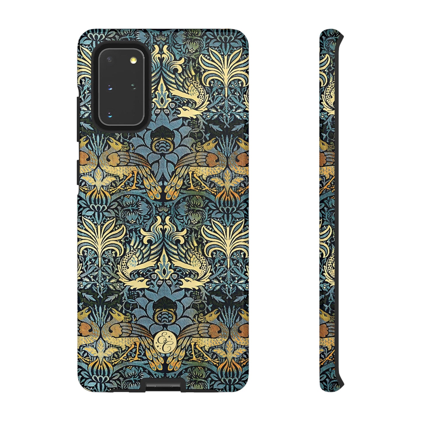 William Morris Peacock and Dragon Tough Phone Case