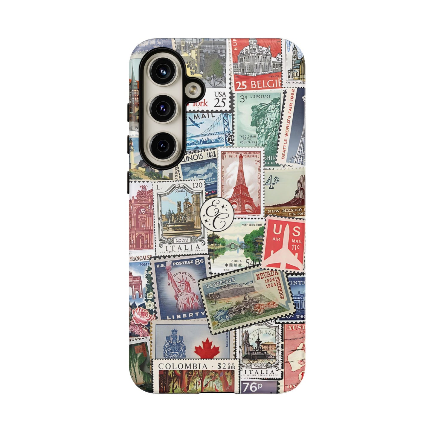 Vintage Stamp Collection Tough Phone Case