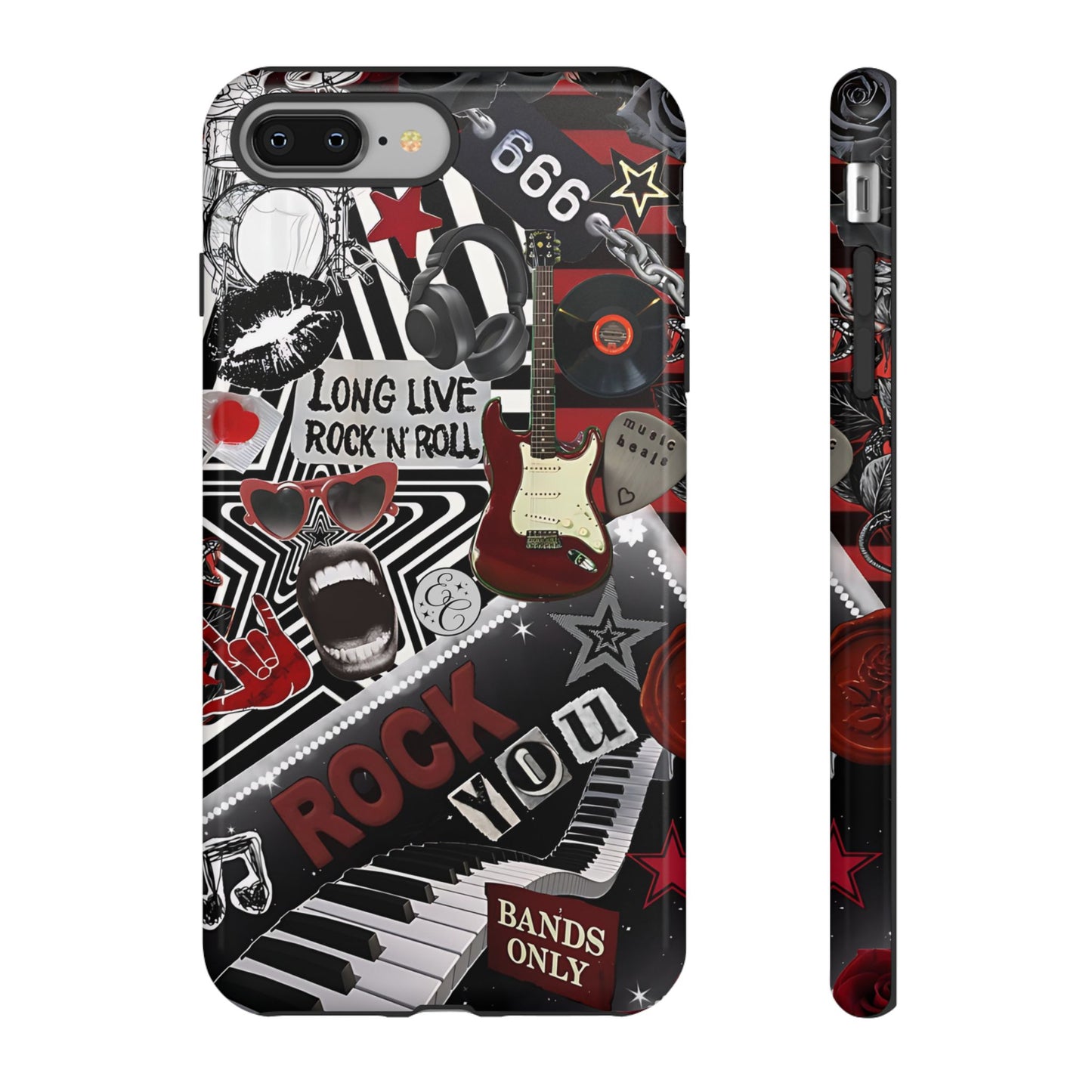 Rock and Roll Collage Tough Phone Case