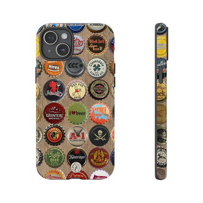 Beer Bottle Caps Tough Phone Case