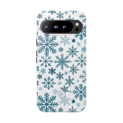 Winter Snowflakes Pattern Tough Phone Case