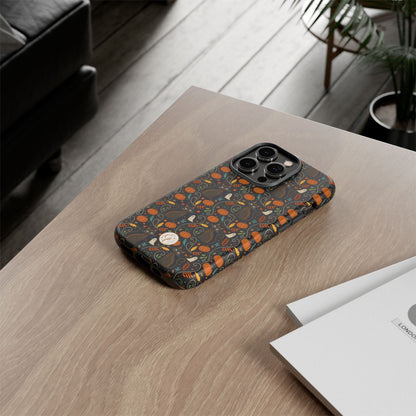 Boho Black Cat Halloween Phone Case