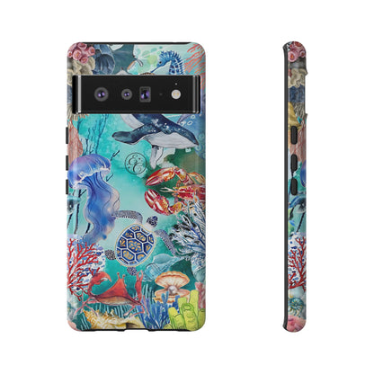 Ocean Wonders Collage Tough Phone Case