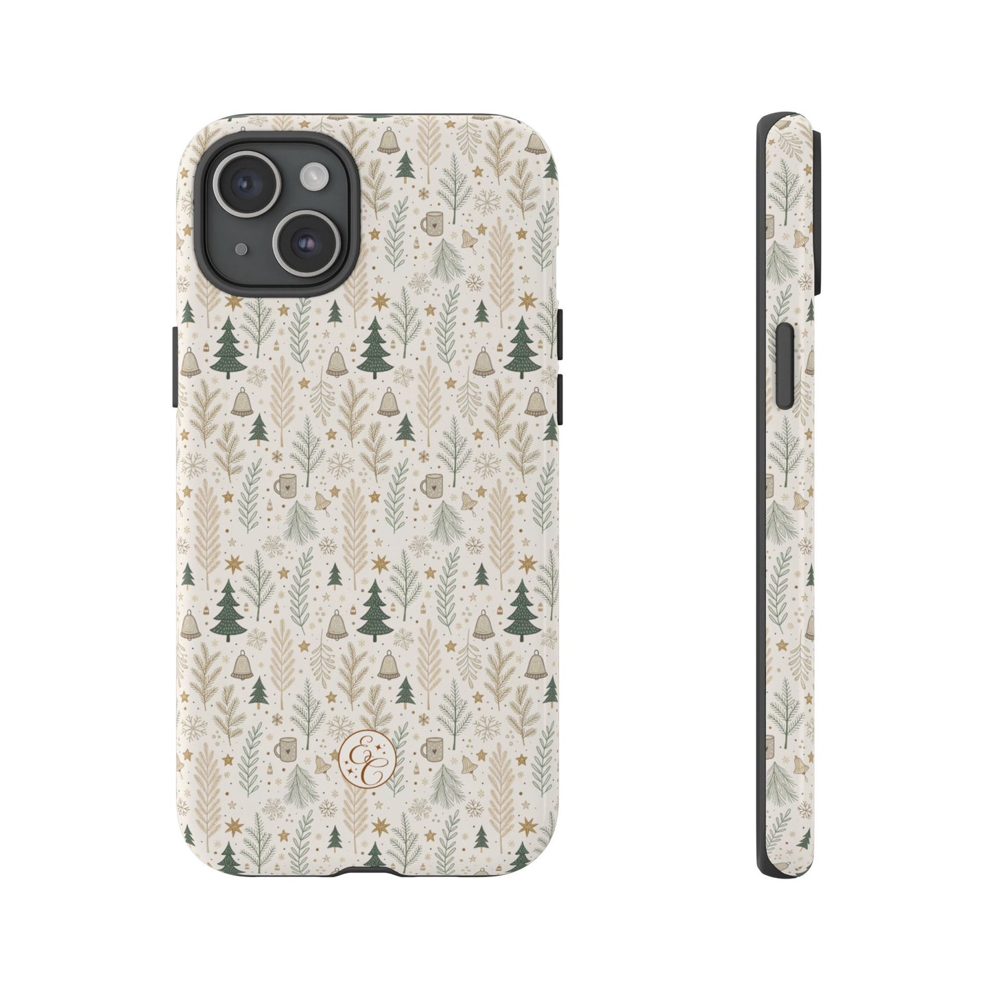 Boho Christmas Forest Tough Phone Case