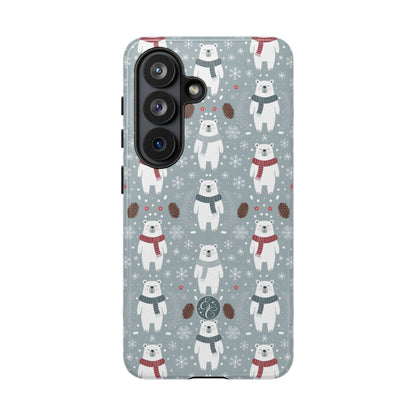 Cute Polar Bear Christmas Phone Case