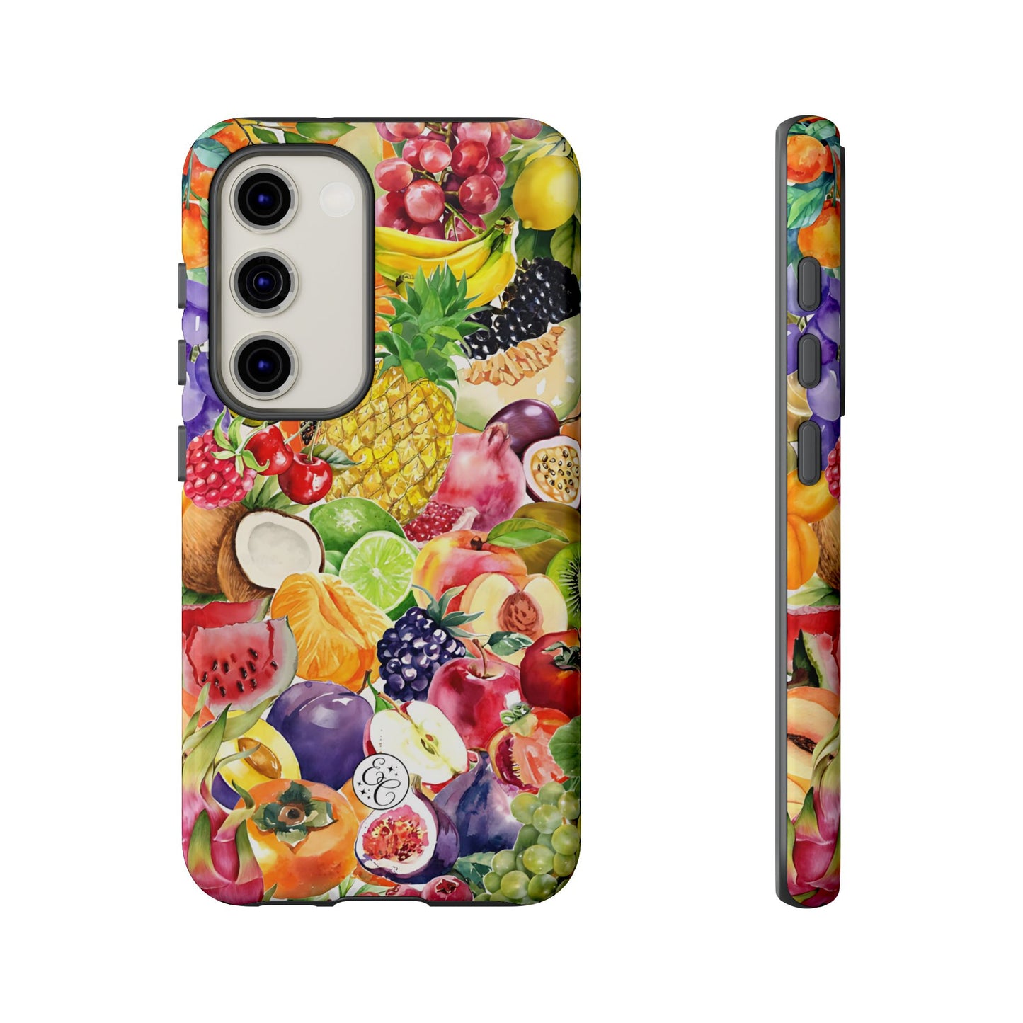 Colorful Fruits Collage Tough Phone Case