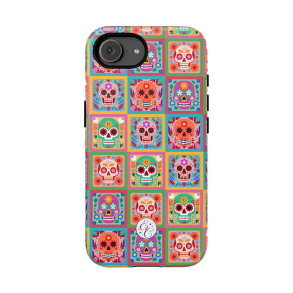 Colorful Sugar Skull Halloween Phone Case