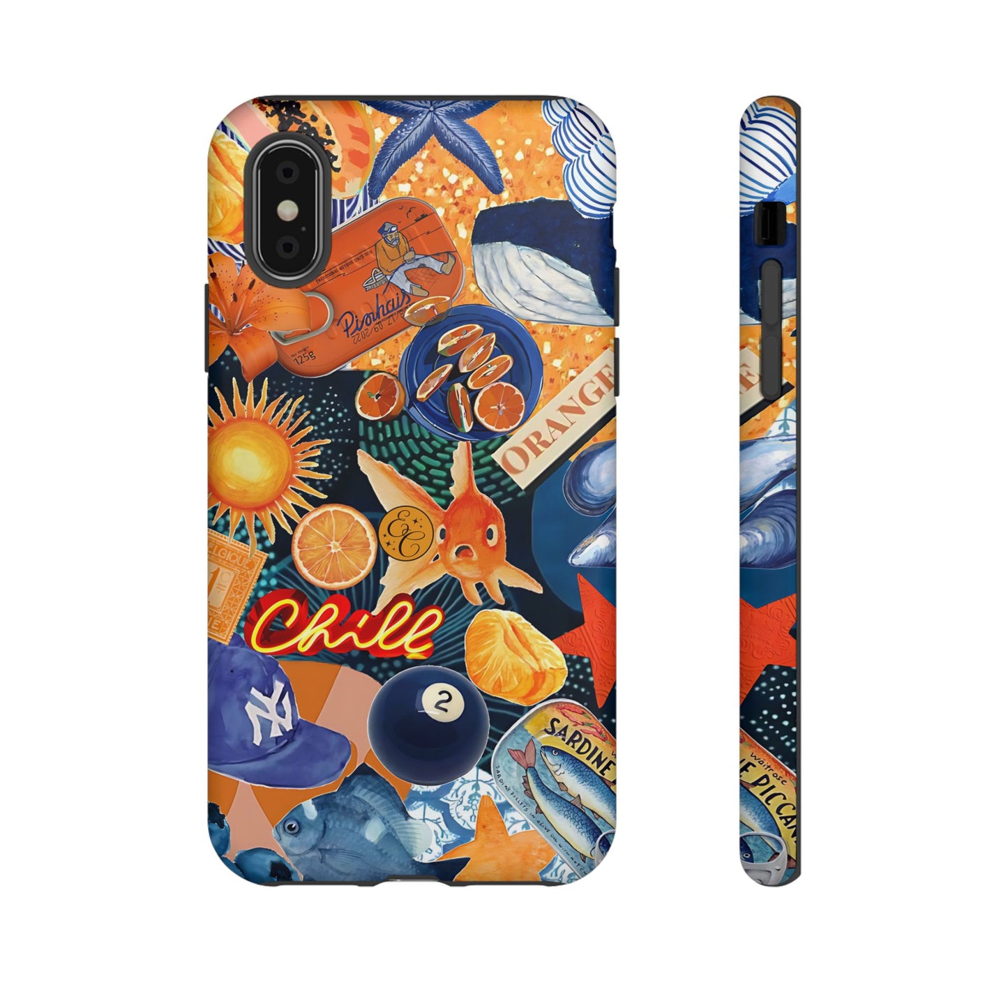 Nautical and Citrus Tough Phone Case