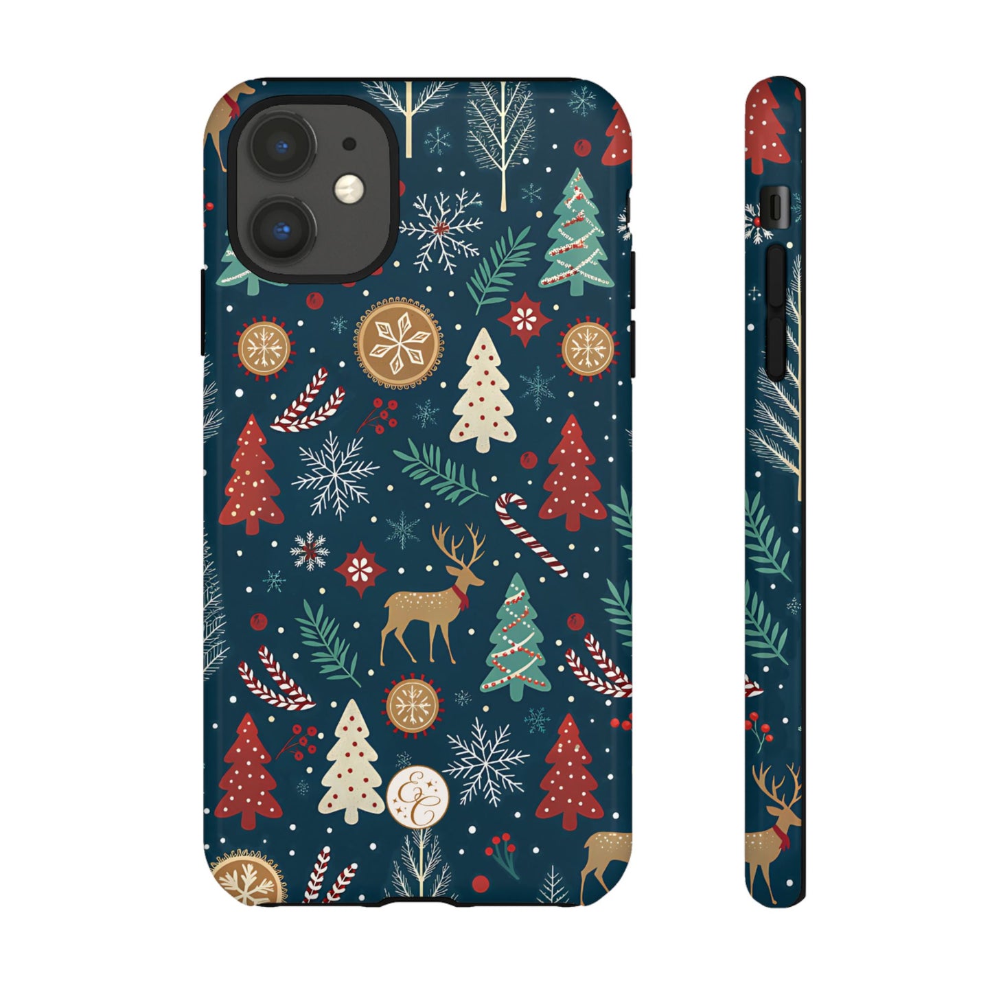 Christmas Holiday Pattern Tough Phone Case