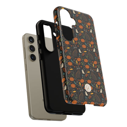 Boho Black Cat Halloween Phone Case