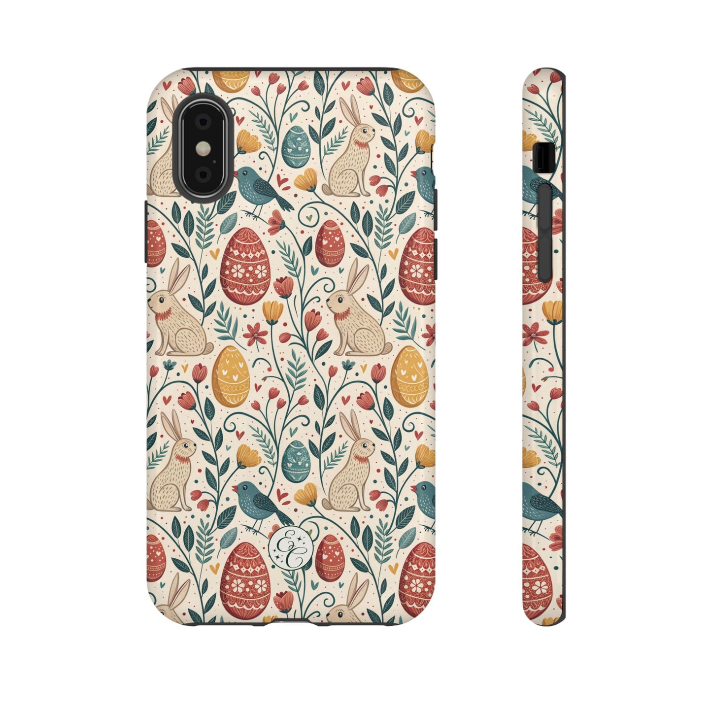 Vintage Easter Pattern Tough Phone Case