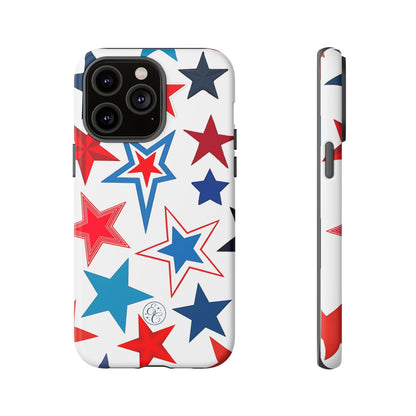Patriotic Star Pattern Tough Phone Case