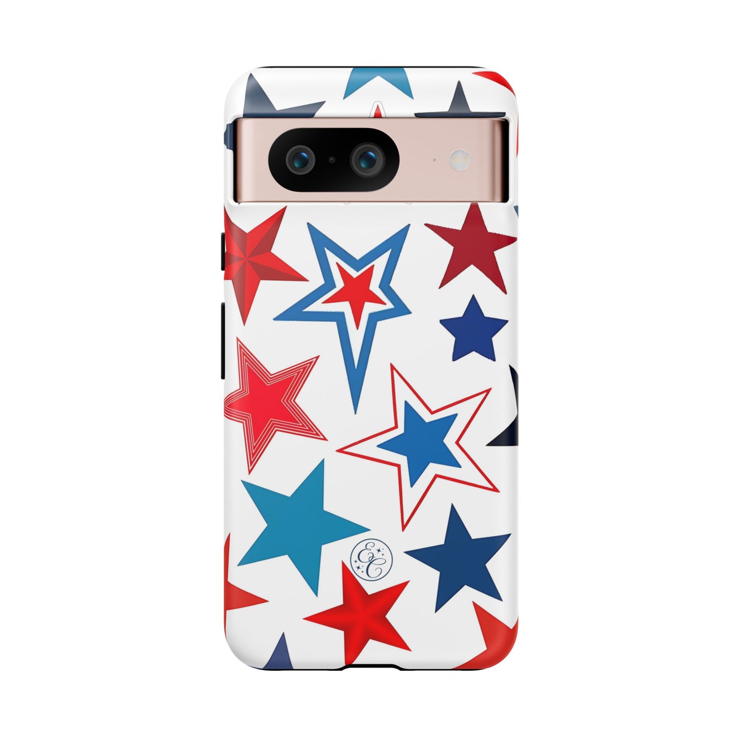 Patriotic Star Pattern Tough Phone Case