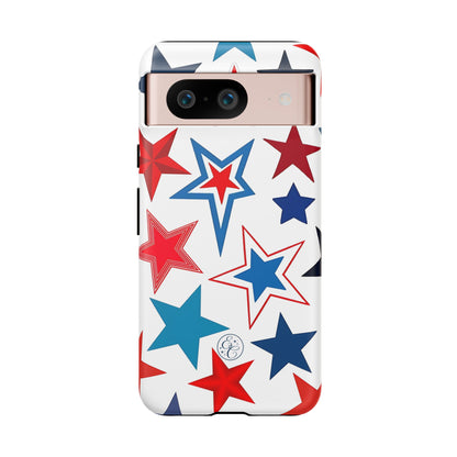 Patriotic Star Pattern Tough Phone Case
