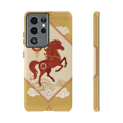 Chinese New Year Lucky Horse Tough Phone Case