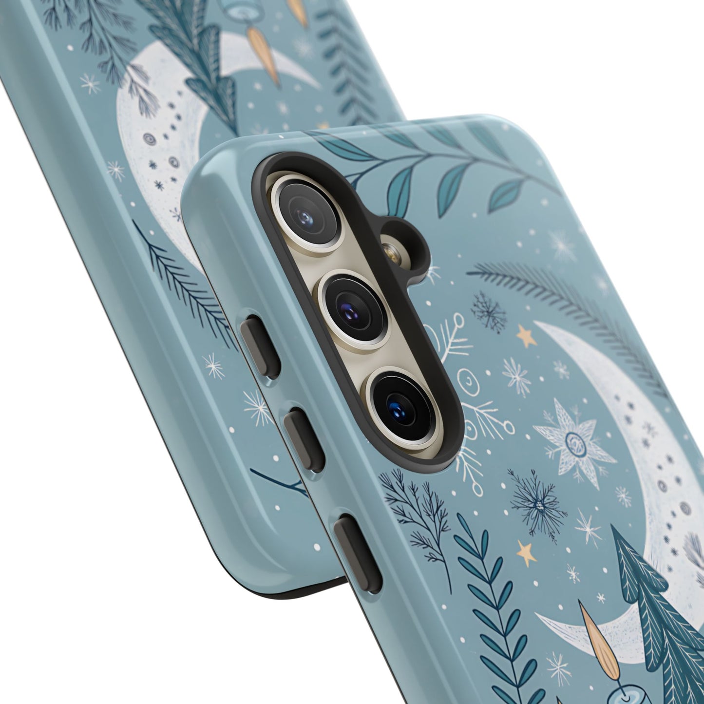 Winter Moon & Candles Tough Phone Case