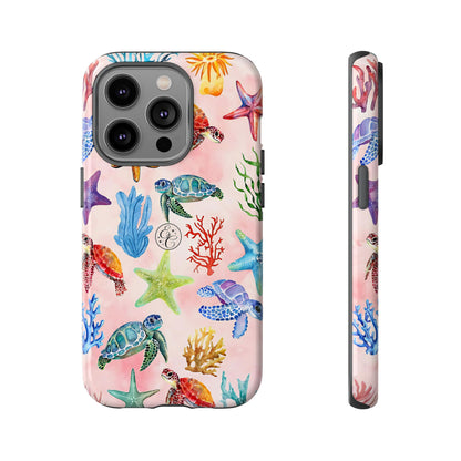 Colorful Marine Life Tough Phone Case