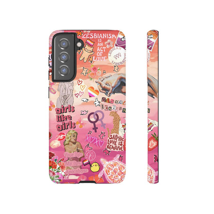 Lesbian Collage Tough Phone Case