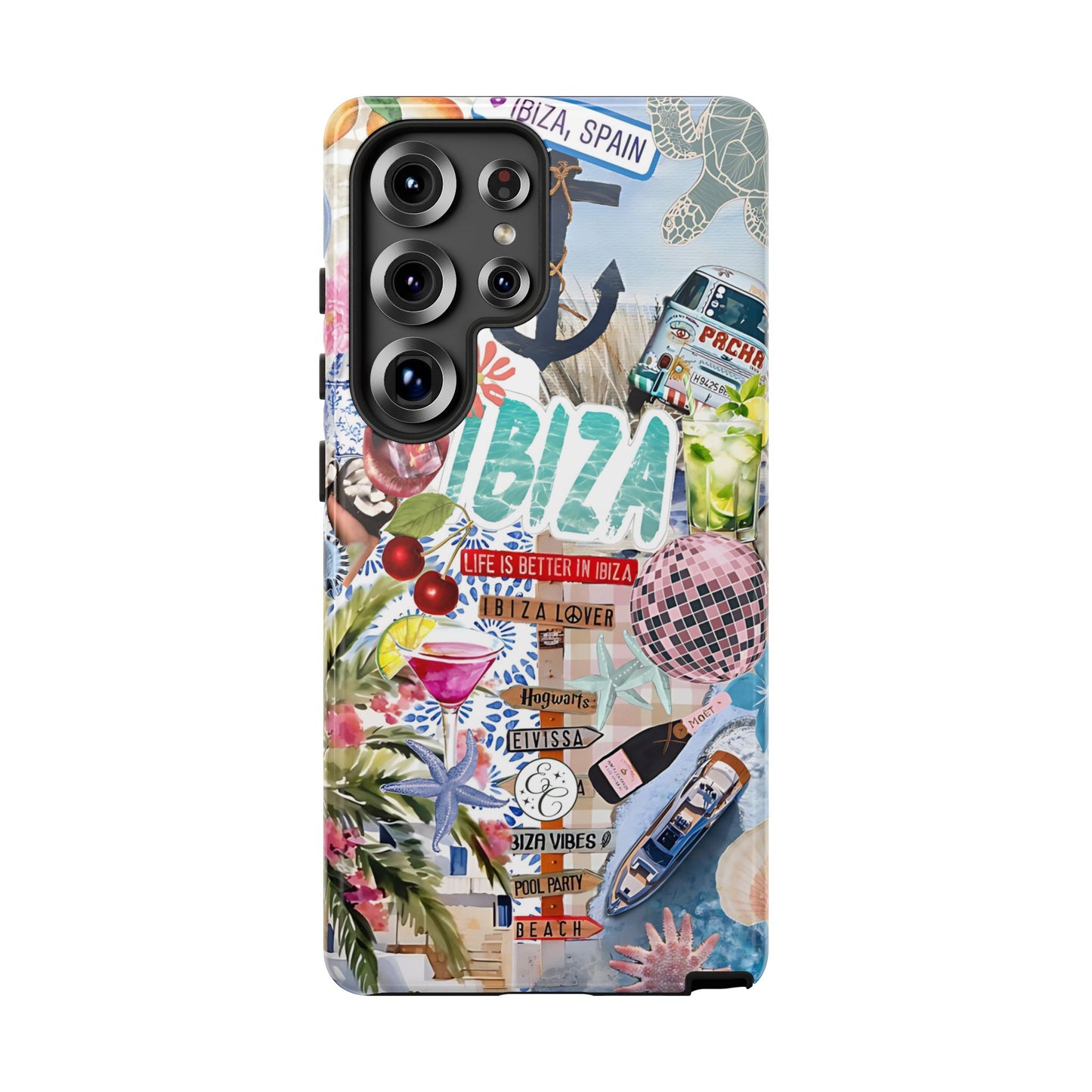 Ibiza Summer Vibes Collage Tough Phone Case