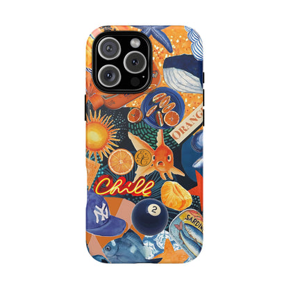 Nautical and Citrus Tough Phone Case