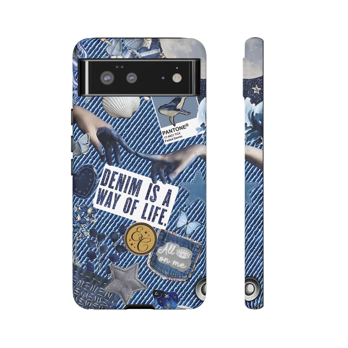 Denim Texture Tough Phone Case