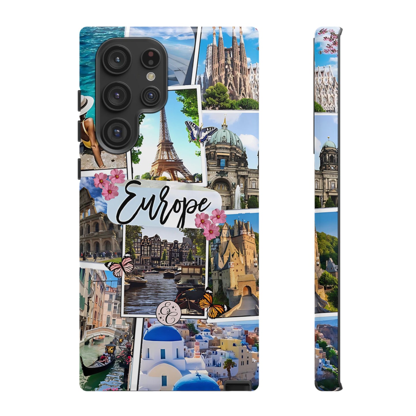 Europe Travel Collage Tough Phone Case