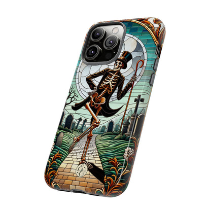 Dancing Skeleton Tough Phone Case